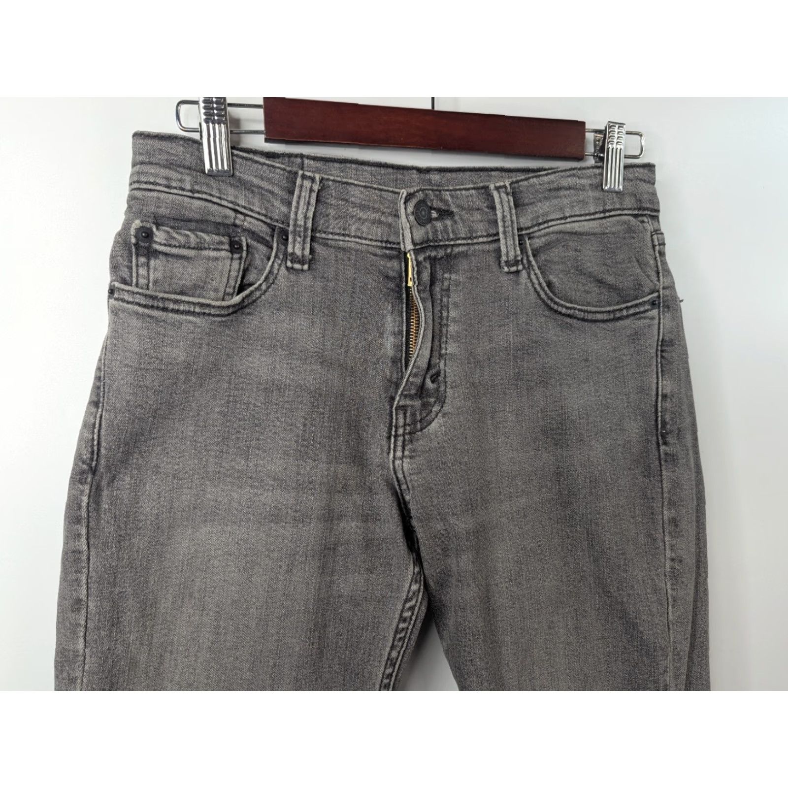 Levi's Levi's Levi's 511 Jeans Slim Gray Medium Wash Denim Mens 28x32 Regular Regular Slim 5-Pocket Modern Mens Jeans Size US 28 / EU 44 - 4 Thumbnail