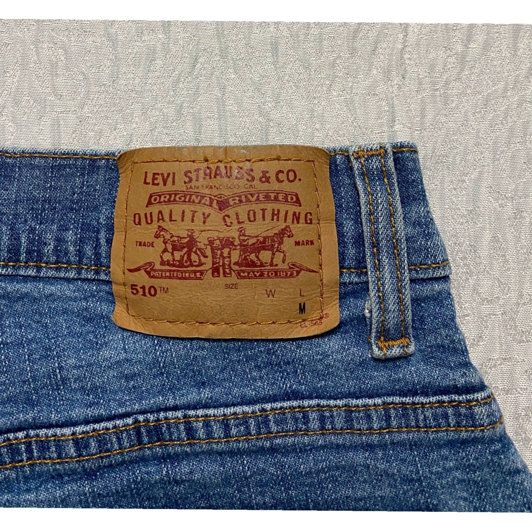 Levi's VINTAGE Levi's 510 Jeans Women 12 Misses Medium Blue Denim Slim Fit Jeans Women 12 Blue Denim Slim Fit Size 34" / US 12 / IT 48 - 4 Thumbnail
