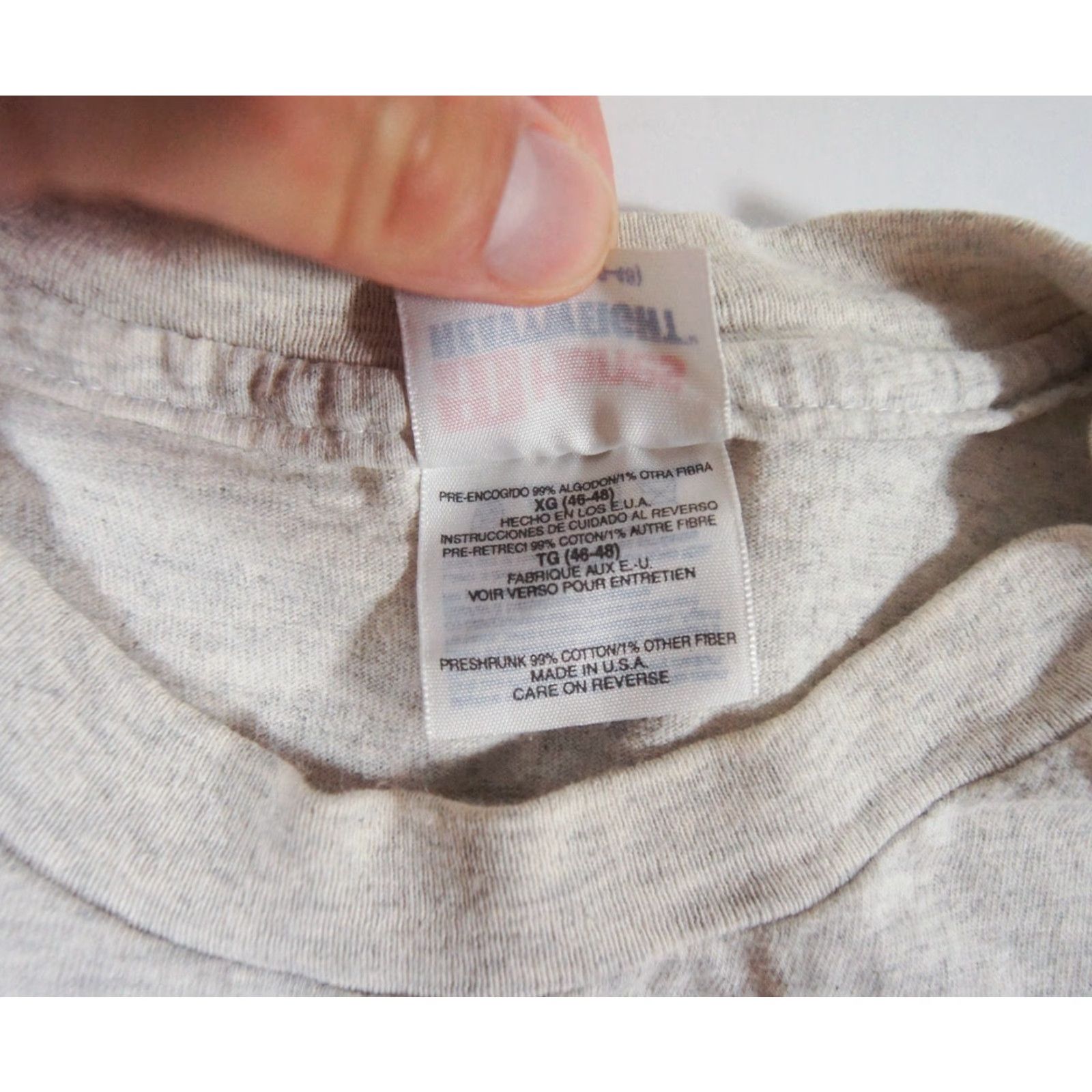 Vintage VINTAGE Neil Diamond T-Shirt Men XL Gray 90s Music Band Concert Cotton Logo Size US XL / EU 56 / 4 - 7 Thumbnail
