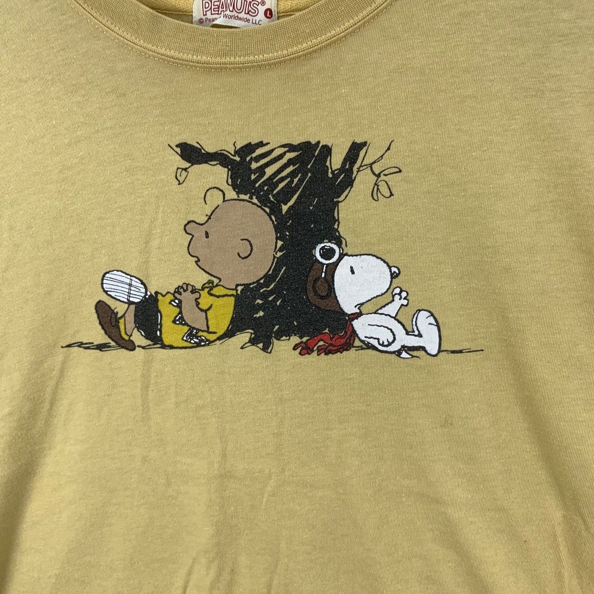 Peanuts Vintage PEANUTS SNOOPY WOODSTOCK Comic Strip Baggy Tee Size L / US 10 / IT 46 - 7 Thumbnail