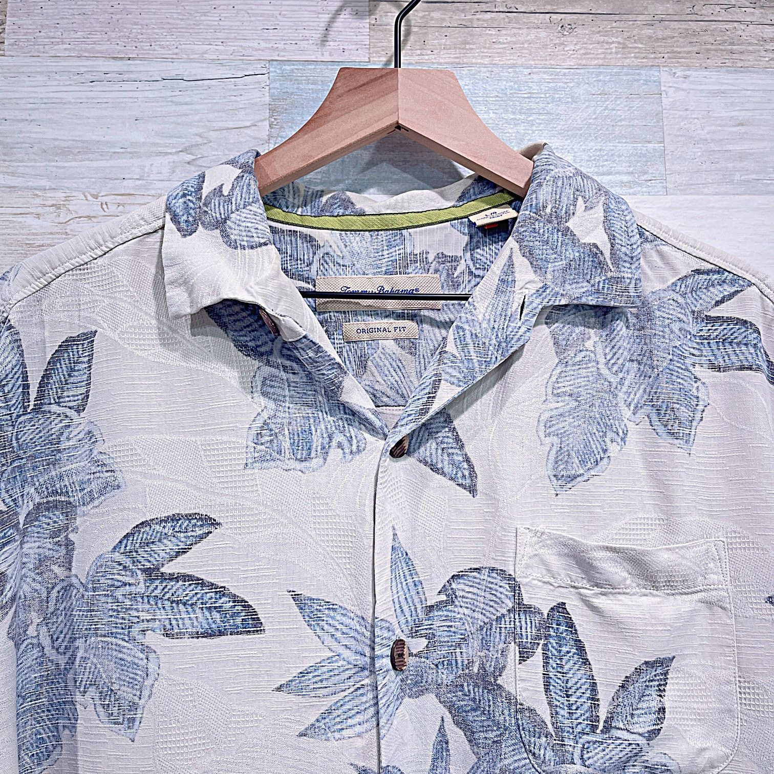 Tommy Bahama TOMMY BAHAMA 100% Silk Hawaiian Floral Camp Shirt Mens Large Size US L / EU 52-54 / 3 - 3 Thumbnail