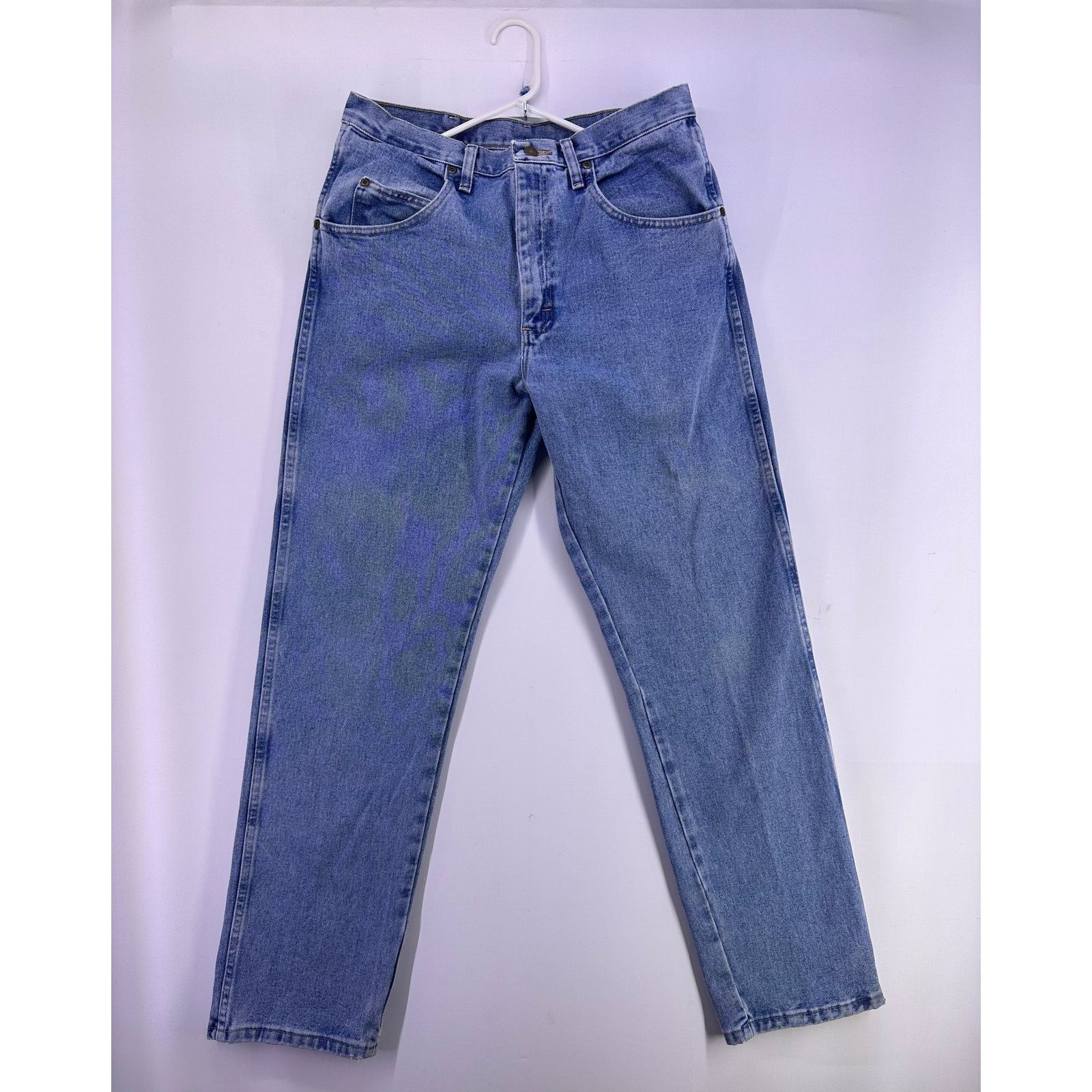 Wrangler Wrangler Blue Jeans Size 34x32 Straight Fit Size US 34 / EU 50 - 2 Thumbnail