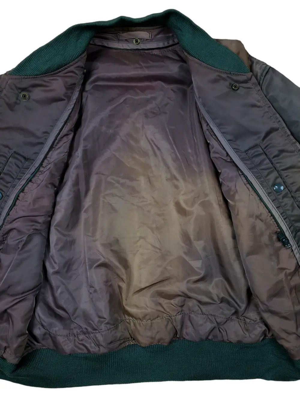 Vintage Vintage Bomber Jacket Dark Brown Size US M / EU 48-50 / 2 - 6 Thumbnail
