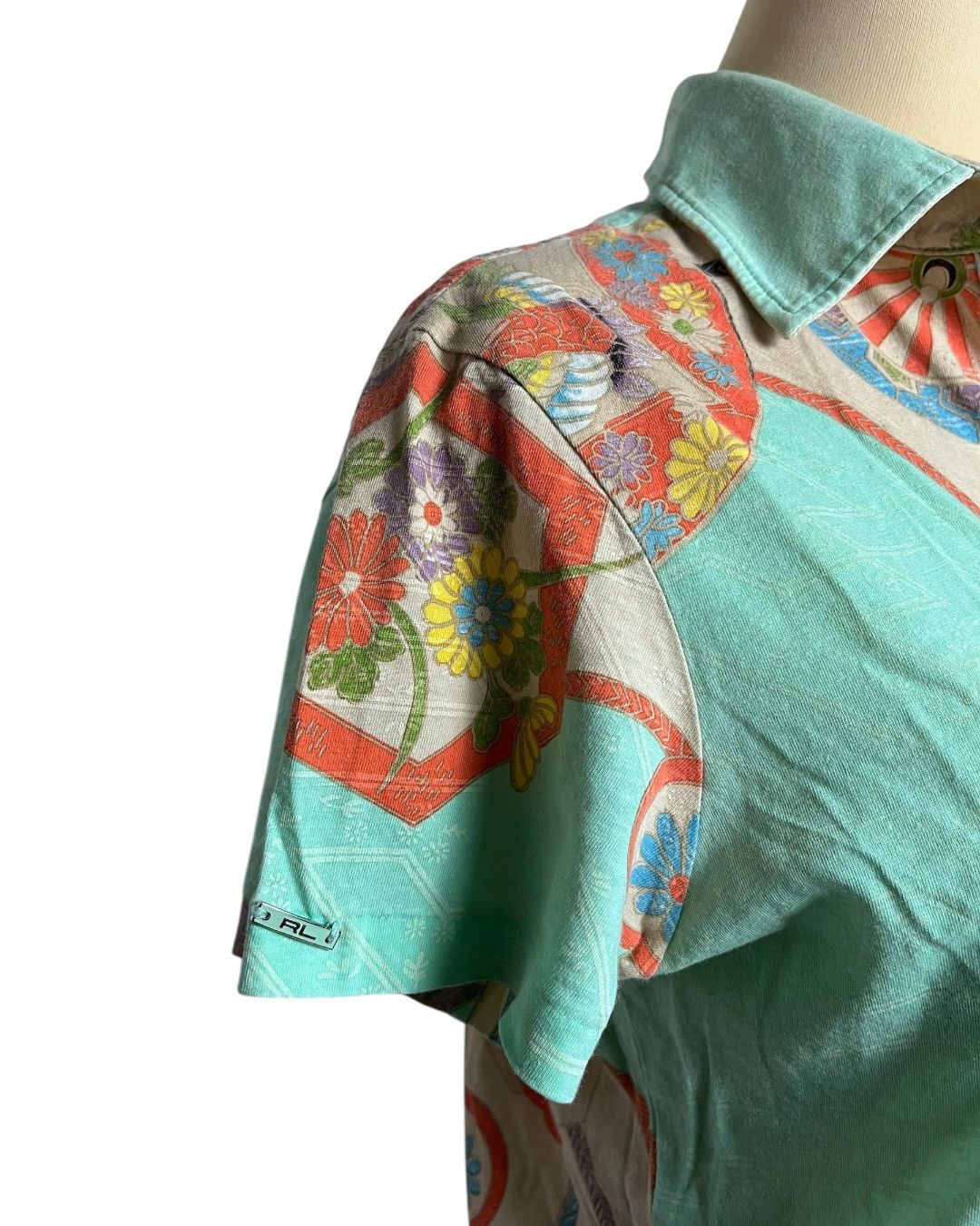Polo Ralph Lauren 2000s Polo Golf Ralph Lauren Art Print Polo Shirt Size S / US 4 / IT 40 - 6 Thumbnail