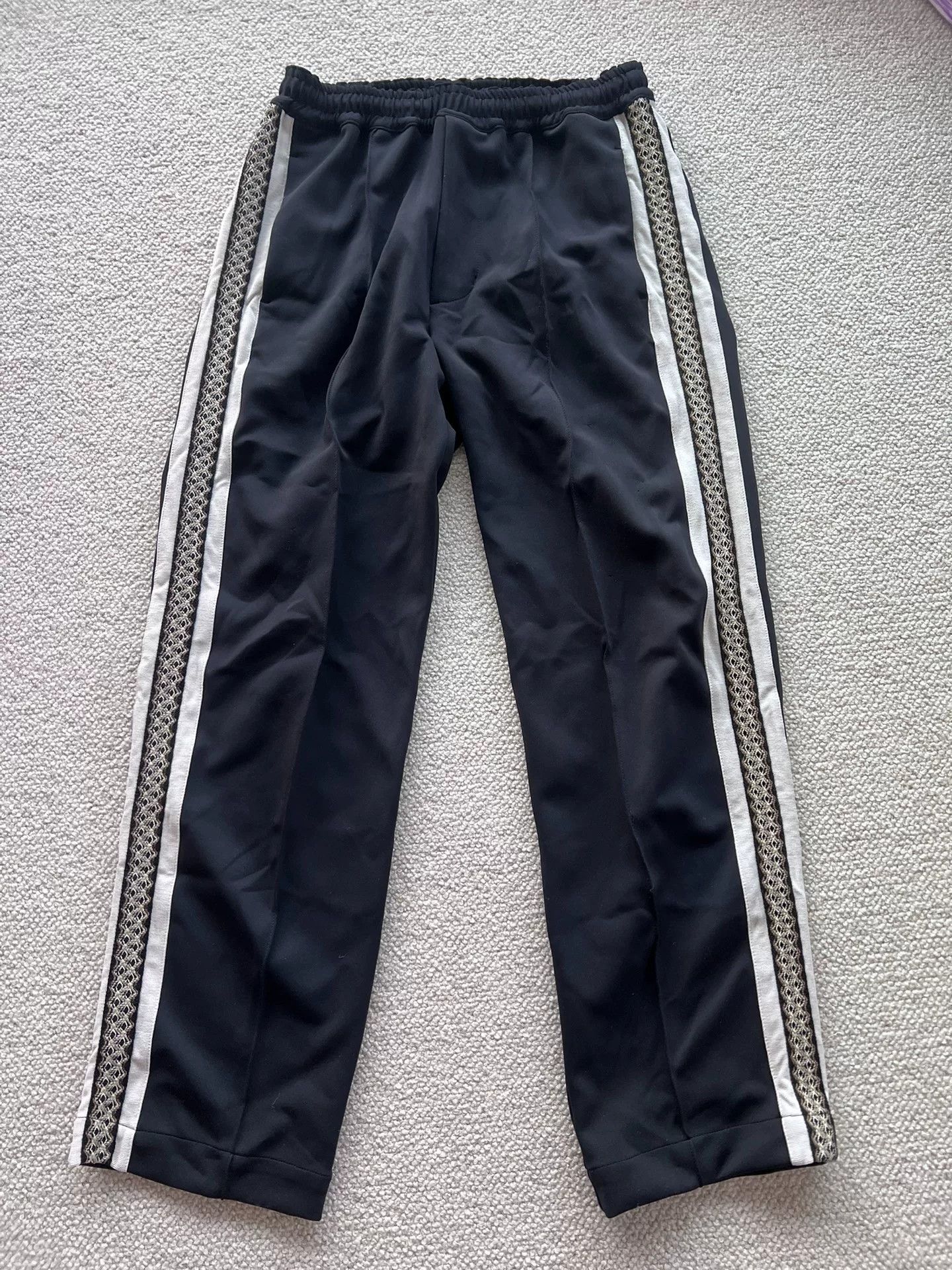 Sasquatchfabrix sasquatchfabrix lace tape track pants Size US 34 / EU 50 - 1 Thumbnail