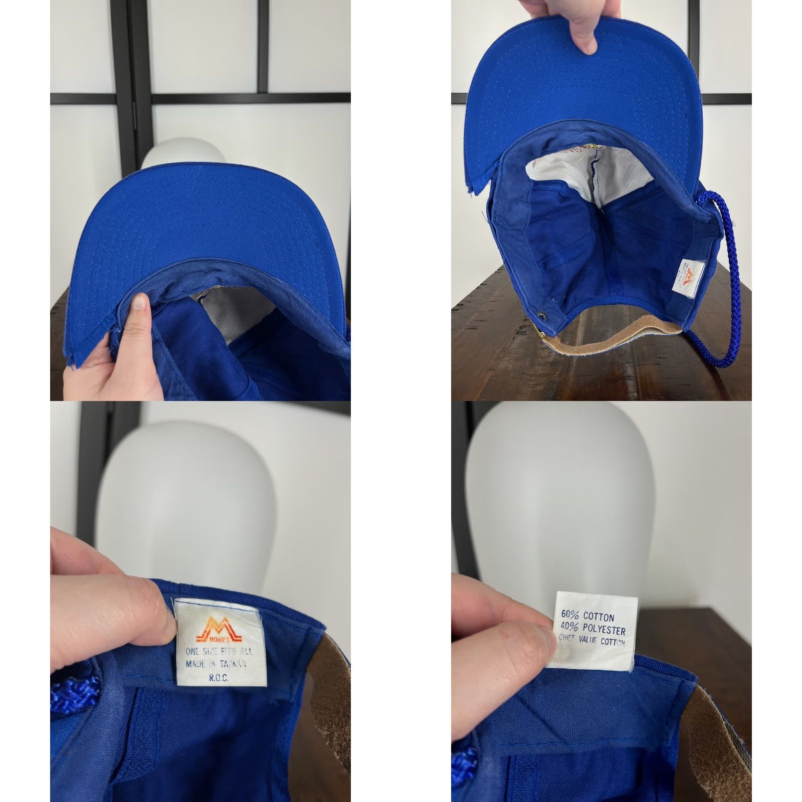 Vintage Great Salt Lake Council Hat Adult Blue Snoopy Camp Steiner BSA Cap Strap Back Size ONE SIZE - 9 Thumbnail