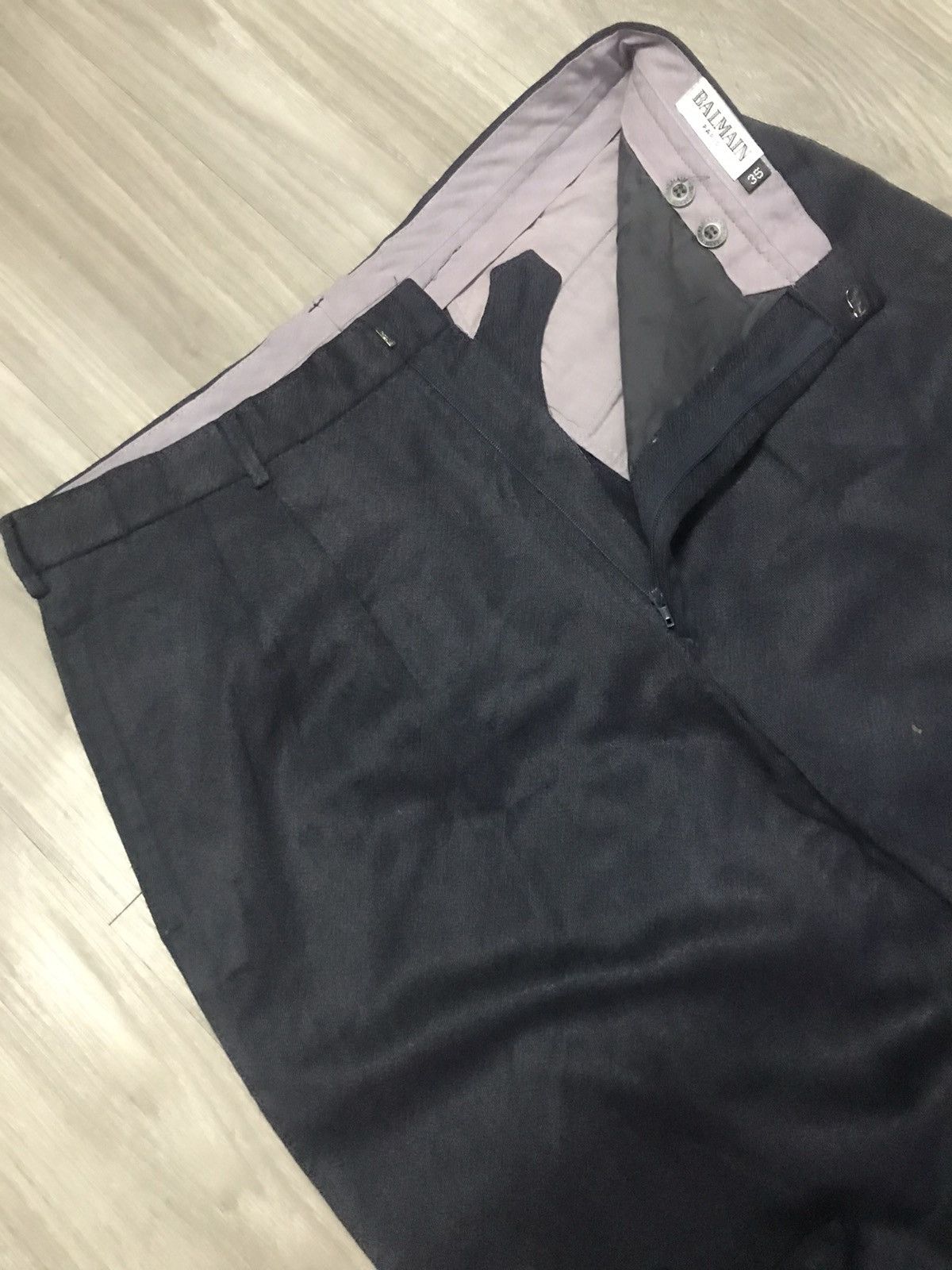 Balmain BALMAIN Paris - Baggy Wide Trousers Size US 35 - 5 Thumbnail