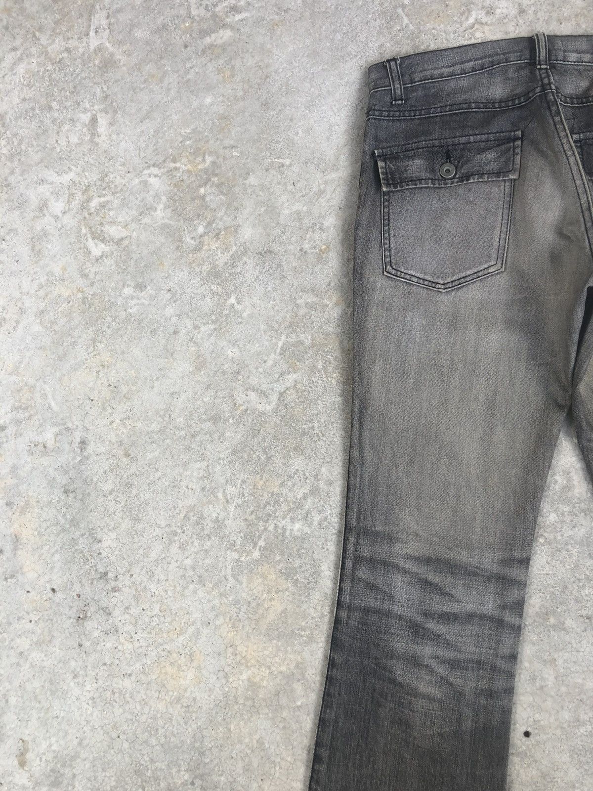 If Six Was Nine Japanese Abahouse Flared Jeans Mud Wash Distressed Jeans Size US 30 / EU 46 - 9 Thumbnail