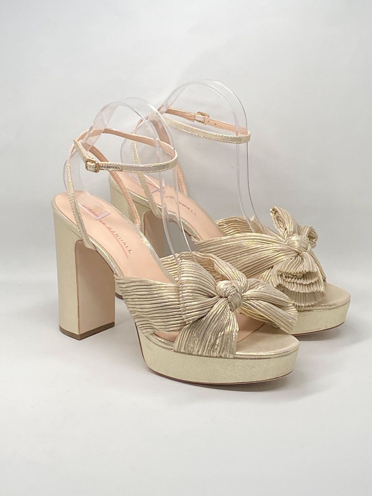 Loeffler Randall Loeffler Randall Natalia Pleated Platform Sandals size 10 Size US 10 / IT 40 - 3 Thumbnail