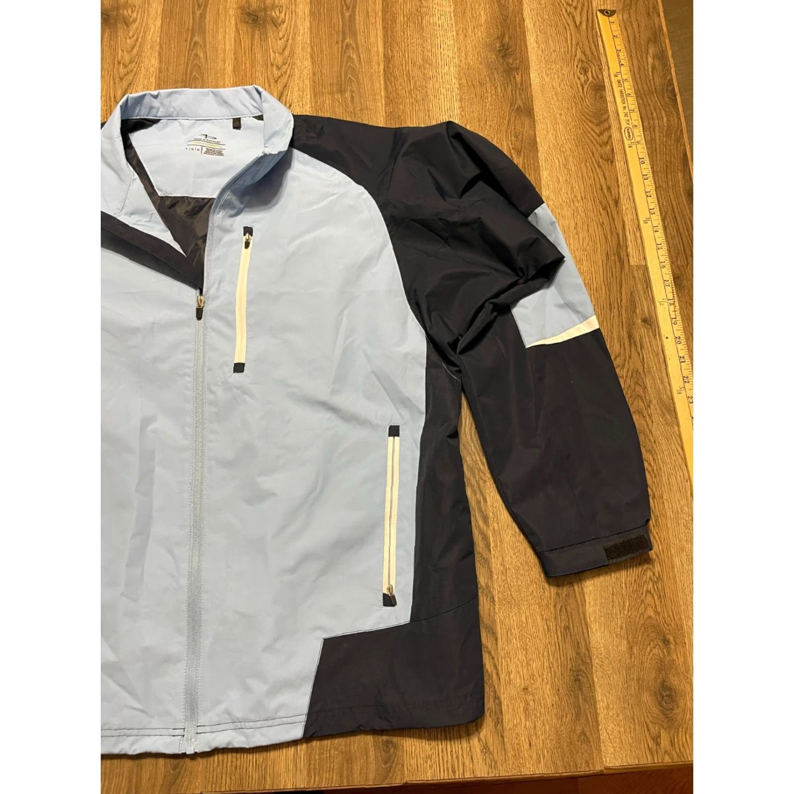 Vintage Page & Tuttle Jacket Men's Large Windbreaker Zip up Blue Regular Size L Mens Jacket Size US L / EU 52-54 / 3 - 4 Thumbnail