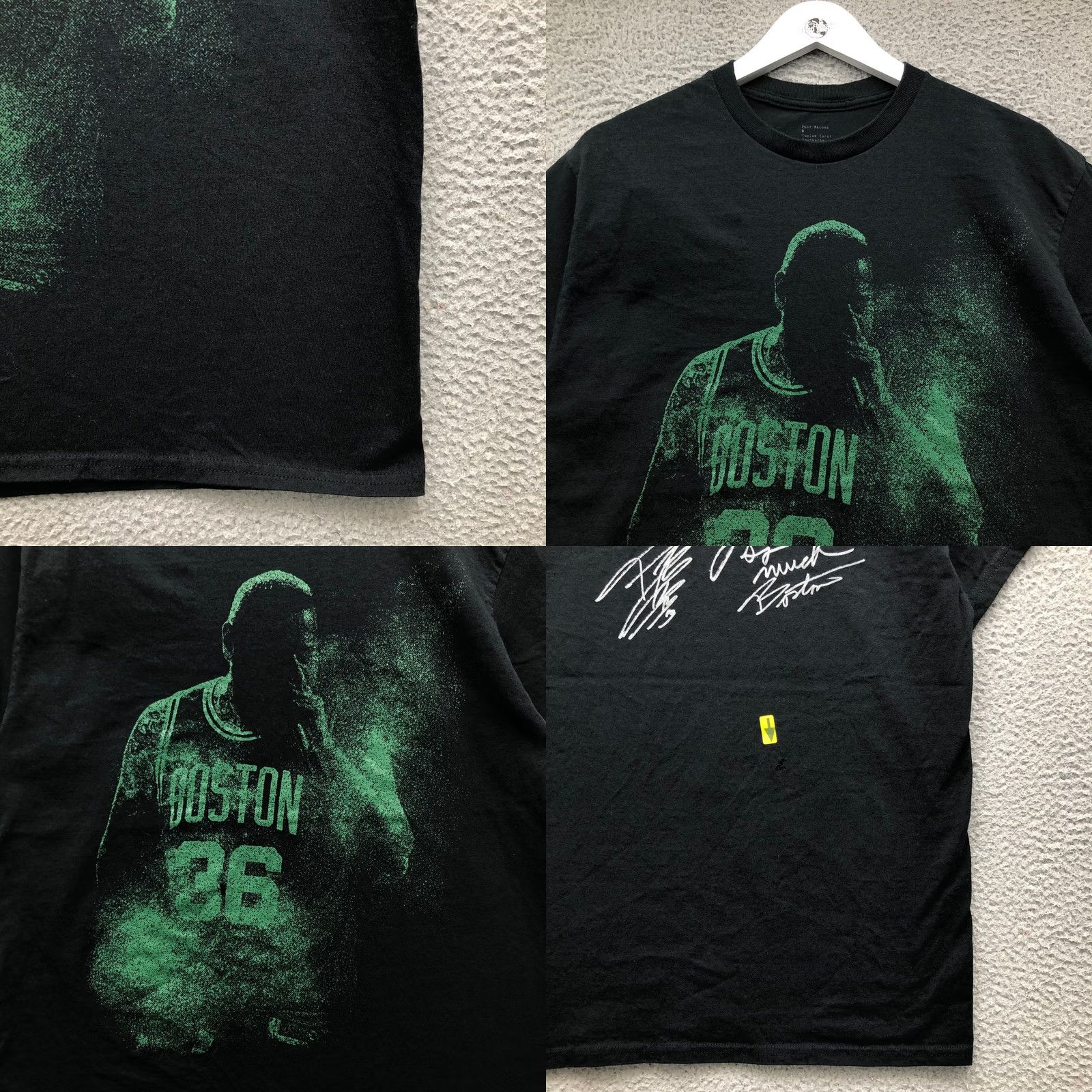 Vintage Post Malone Twelve Carat Toothache Tour T-Shirt Mens L Black Size US L / EU 52-54 / 3 - 8 Thumbnail