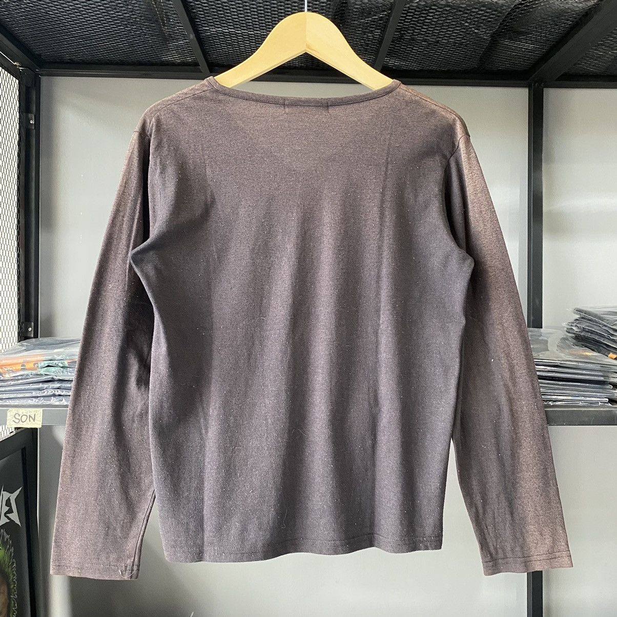 If Six Was Nine × Japanese Brand × Le Grande Bleu (L.G.B.) Japanese Poem Faded by Double Needle Long Sleeve Size US M / EU 48-50 / 2 - 10 Thumbnail