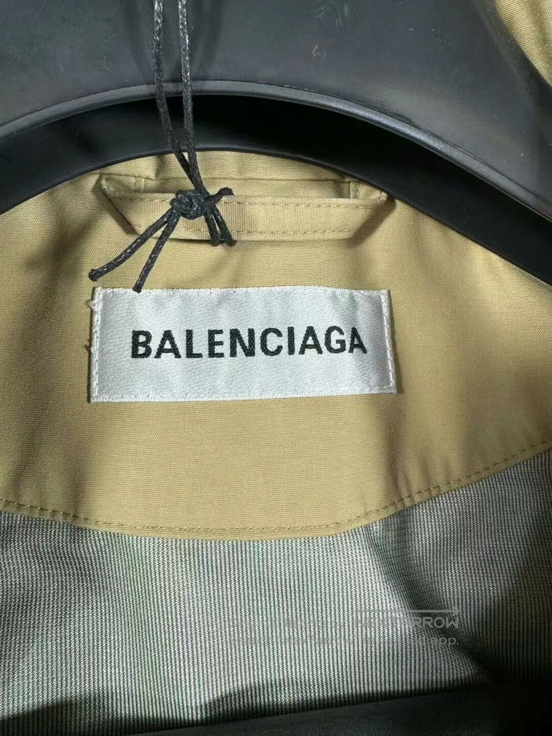 Balenciaga balenciaga khaki logo hooded jacket. Size US XS / EU 42 / 0 - 4 Thumbnail