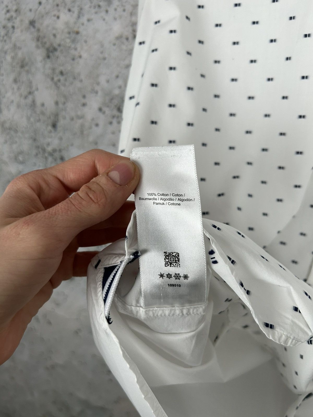 Fred Perry Vintage Fred Perry Dots White Shirt Elegant Hype Rare Size US XL / EU 56 / 4 - 8 Thumbnail