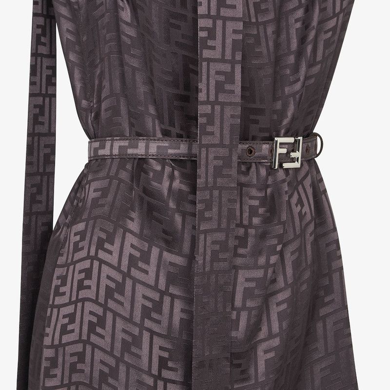 Fendi o1s1wg110426 Dress in Dark Purple Size XL / US 12-14 / IT 48-50 - 4 Thumbnail