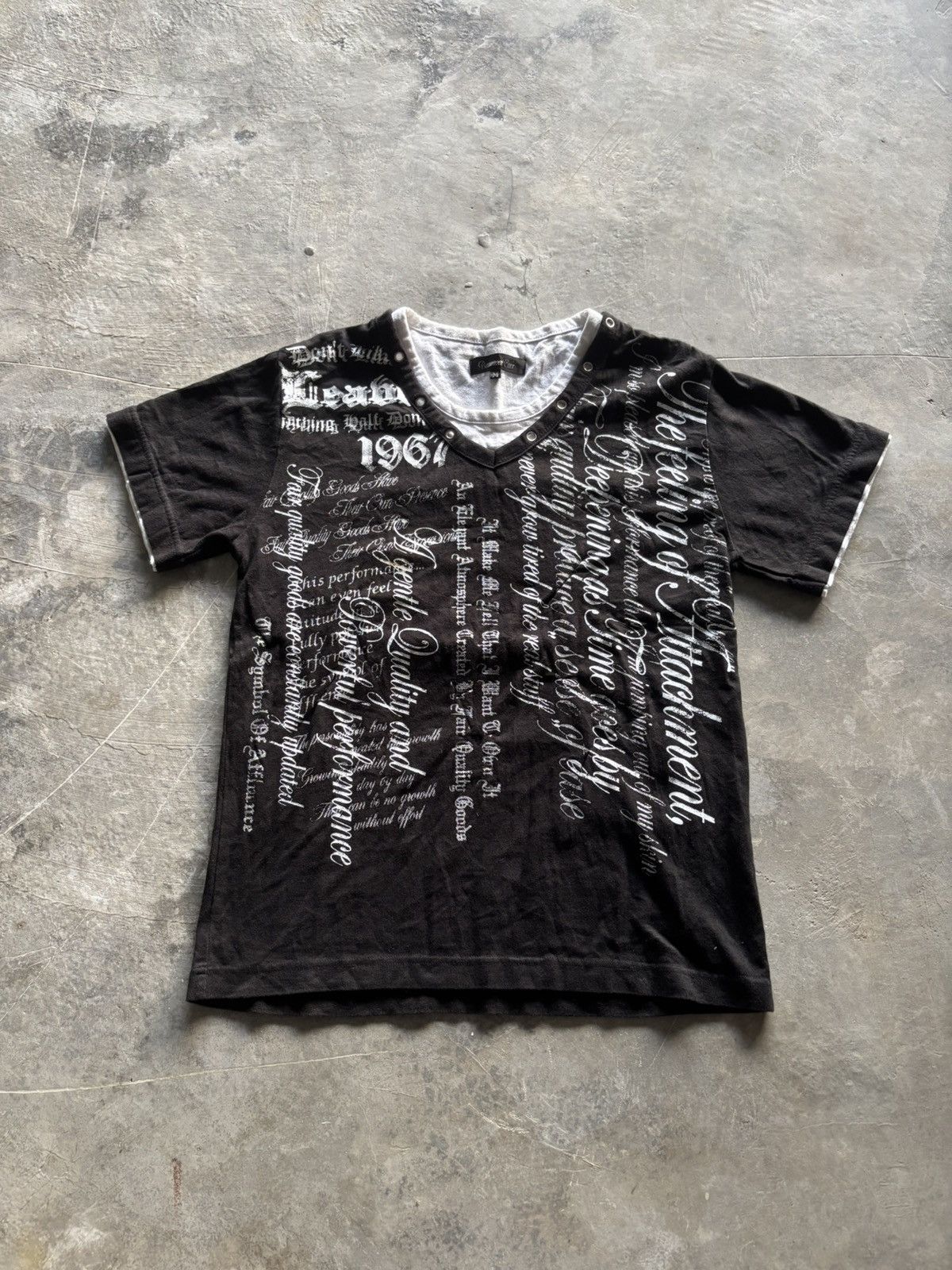 20471120 × If Six Was Nine × Le Grande Bleu (L.G.B.) y2k beaumont carr poem overprint layered style i6w9 LGB Size US M / EU 48-50 / 2 - 1 Thumbnail
