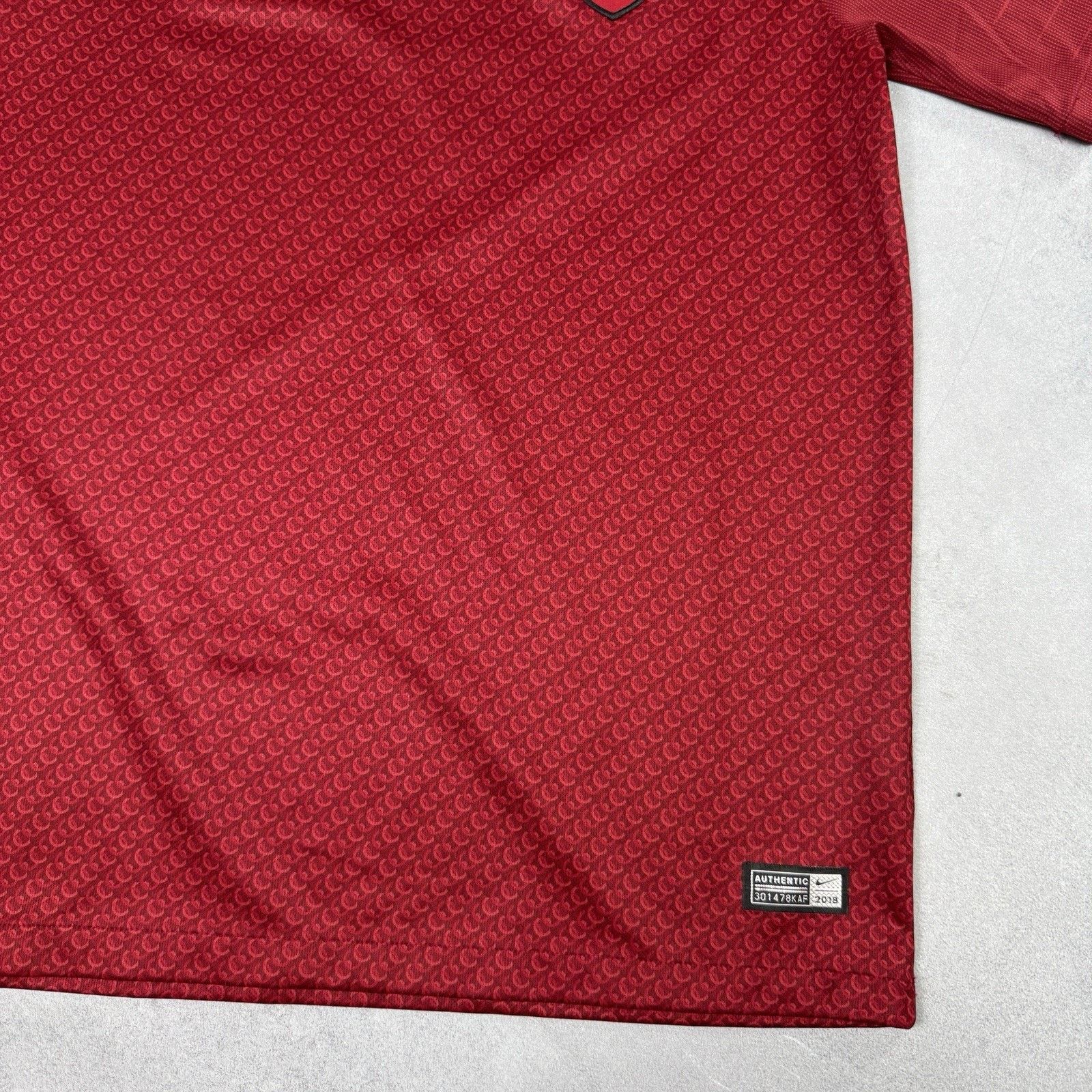 Nike ROMA 2018 2019 HOME SHIRT JERSEY KIT NIKE SIZE M Soccer Size US M / EU 48-50 / 2 - 5 Thumbnail