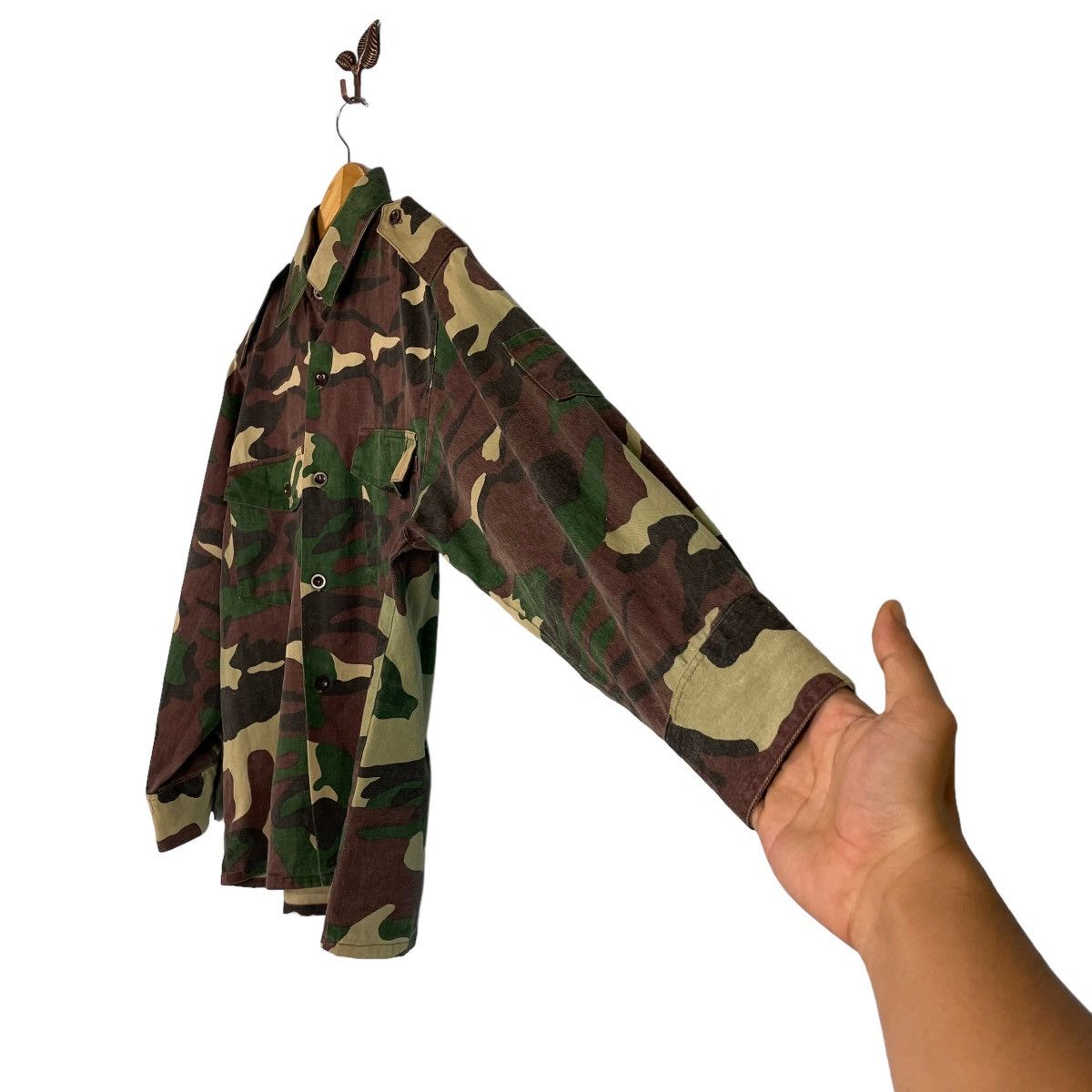 Japanese Brand Japanese Camouflage Military Light Jacket Size US XS / EU 42 / 0 - 8 Thumbnail