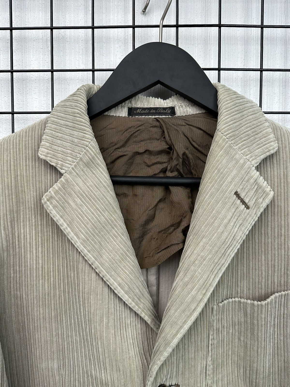 Pal Zileri Pal Zileri Men 50 Blazer Beige 100% Cotton vintage Size 50R - 10 Thumbnail