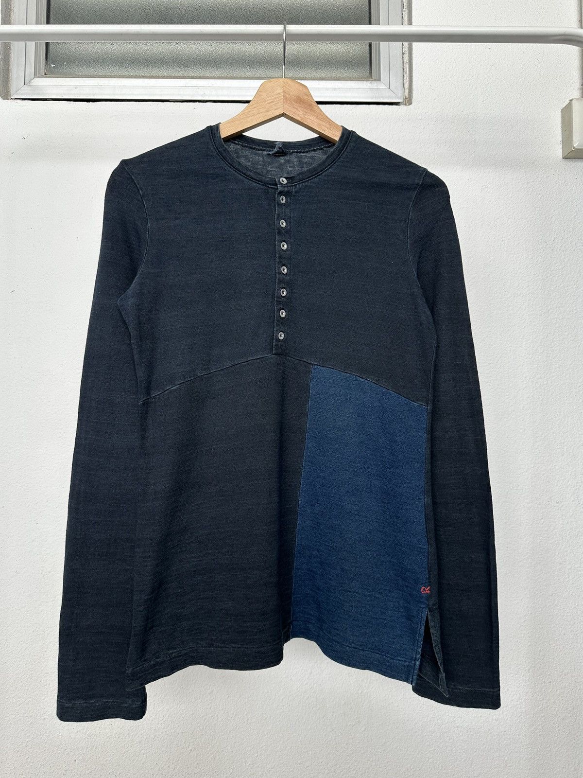 45rpm 00's R by 45RPM indigo dyed patchwork long sleeve Size US S / EU 44-46 / 1 - 8 Thumbnail