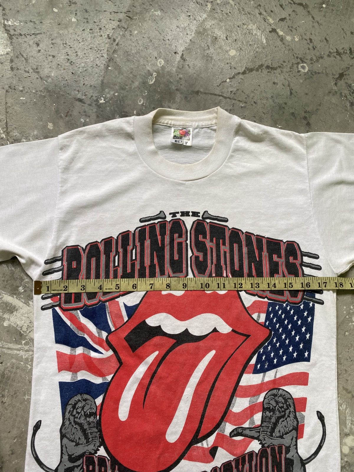 The Rolling Stones Vintage 90s The Rolling Stones Bridges To Babylon Album Tour Size US S / EU 44-46 / 1 - 13 Thumbnail