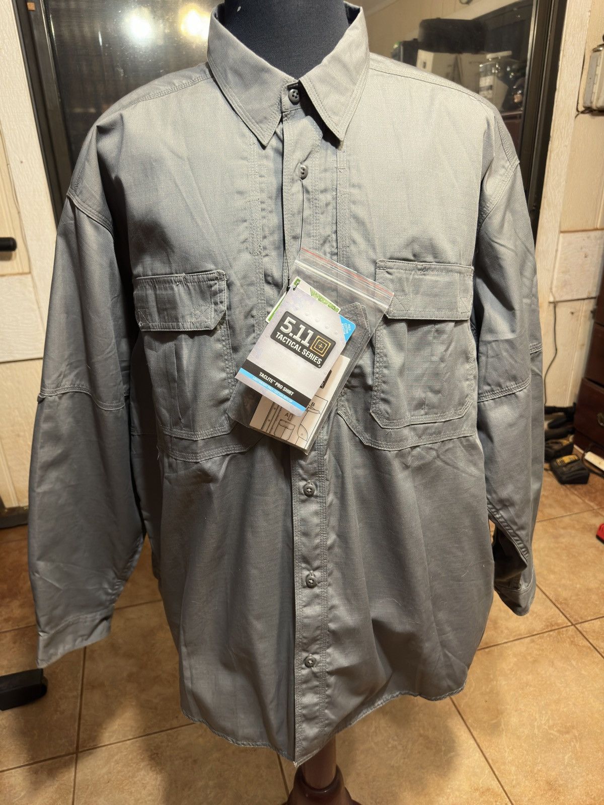 5.11 NEW 5.11 Tactical Series TacLite Long Sleeve Gray Men's XXL Size US XXL / EU 58 / 5 - 1 Thumbnail