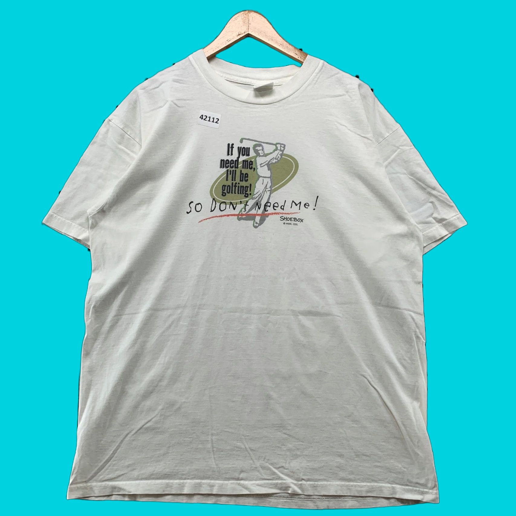 Vintage VINTAGE Silver Mountain Shirt Mens XL White Dont Need Me Golfing Humor Tee 23x29.5 Classic Funny Size US XL / EU 56 / 4 - 1 Thumbnail