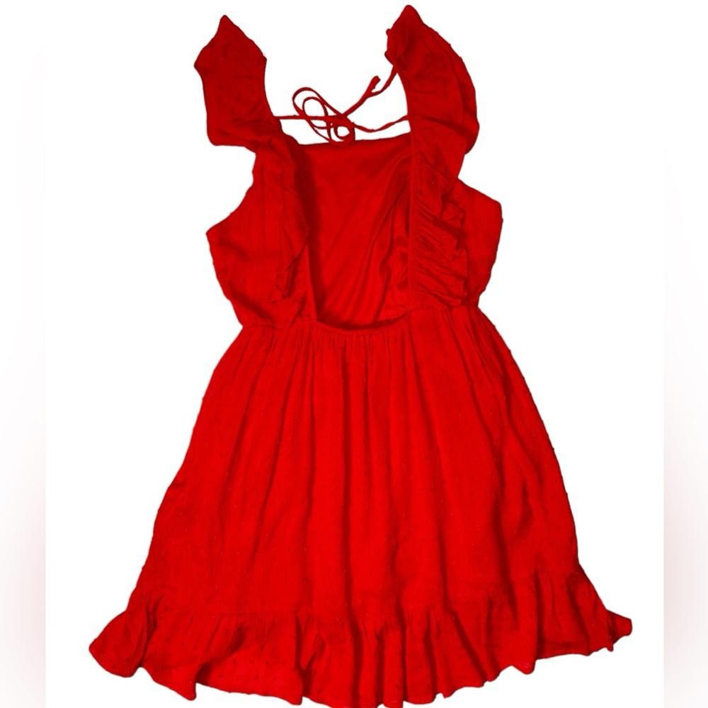 Designer Altar’d State l NWT Red Day Fit & Flare Dress Small Size S / US 4 / IT 40 - 6 Thumbnail