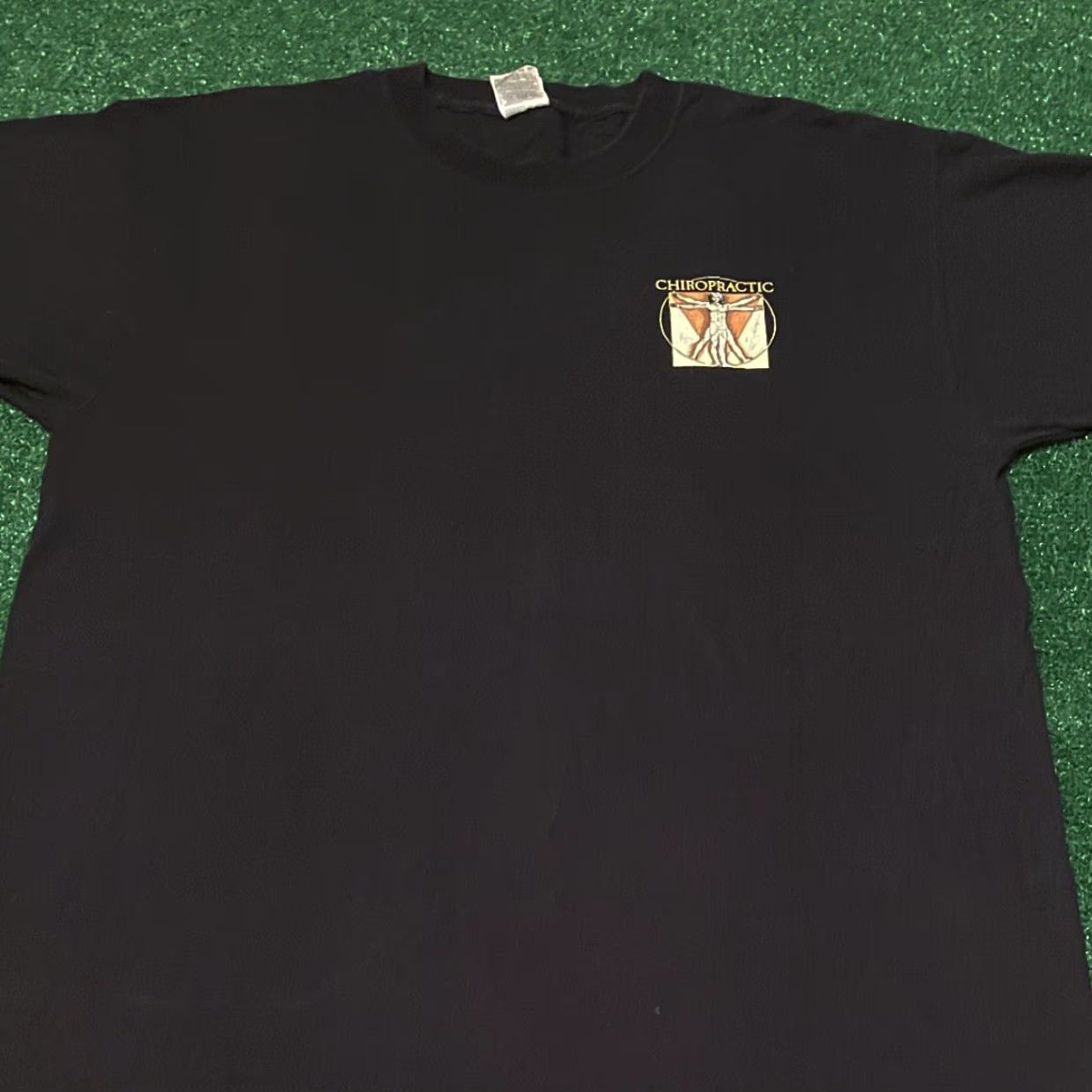 Vintage VINTAGE 90s Balance Approach To Health Chiropactic 1993 Art Tee Shirt XL Men Black T-Shirt Size US XL / EU 56 / 4 - 2 Thumbnail