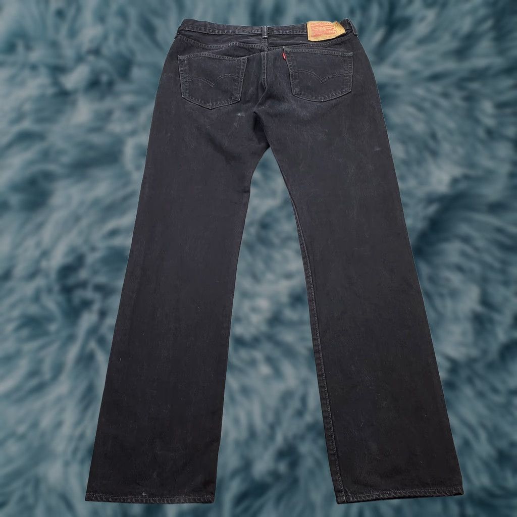 Levi's VINTAGE Levi's 501 Jeans Men Black Denim Rad Tab Button Fly 36/36 Straight Leg Regular Navy? Size US 36 / EU 52 - 1 Thumbnail