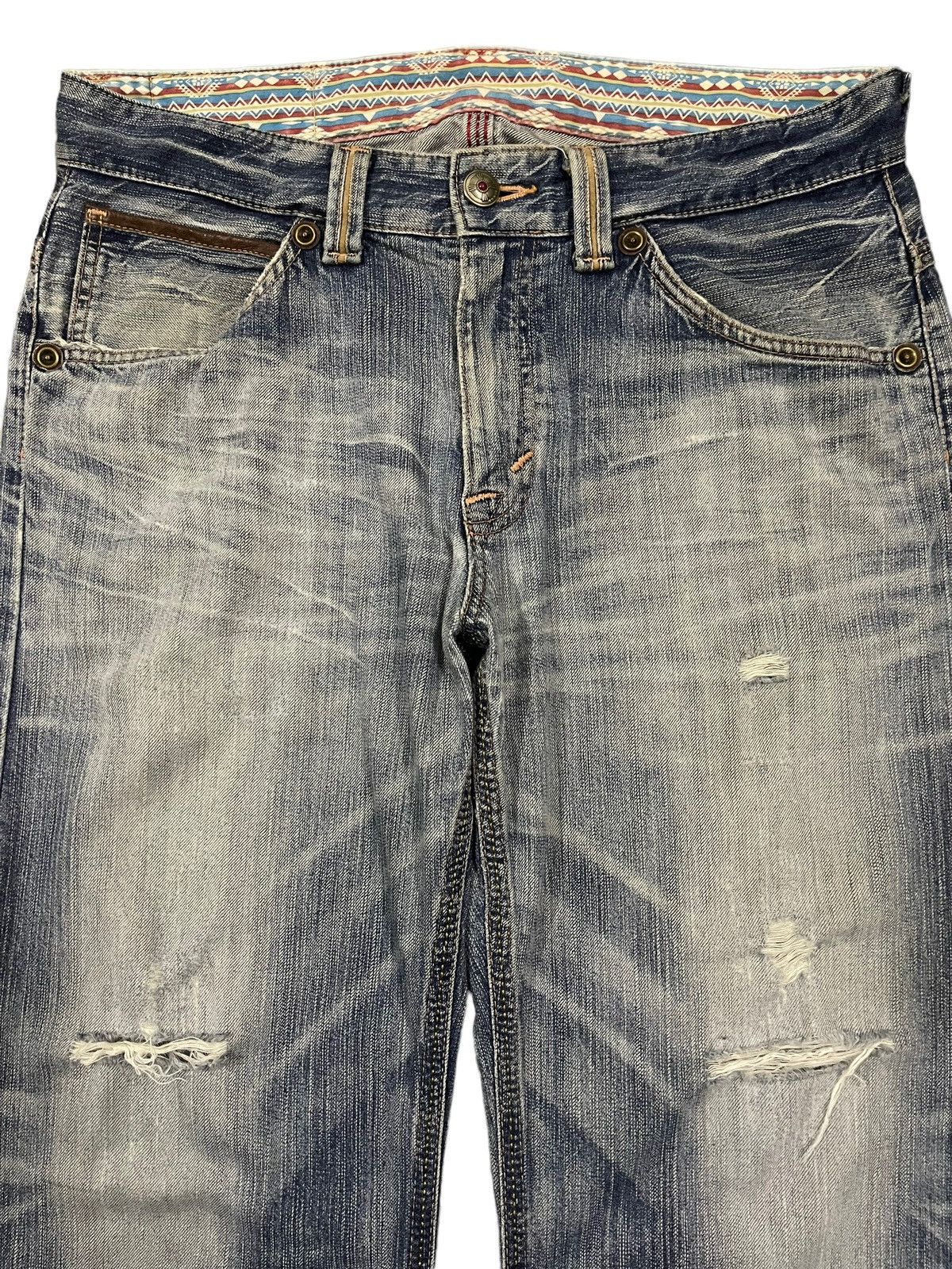 Edwin Edwin Exclusive Vintage Blue Wash Style Baggy Jeans Size US 35 - 3 Thumbnail