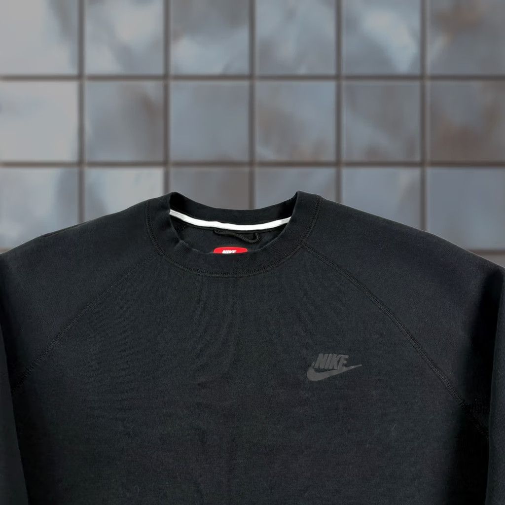 Nike Nike Tech Fleece Sweatshirt Mens M Black Crew Neck Pullover Athleisure Sweatshirt Size US M / EU 48-50 / 2 - 1 Thumbnail