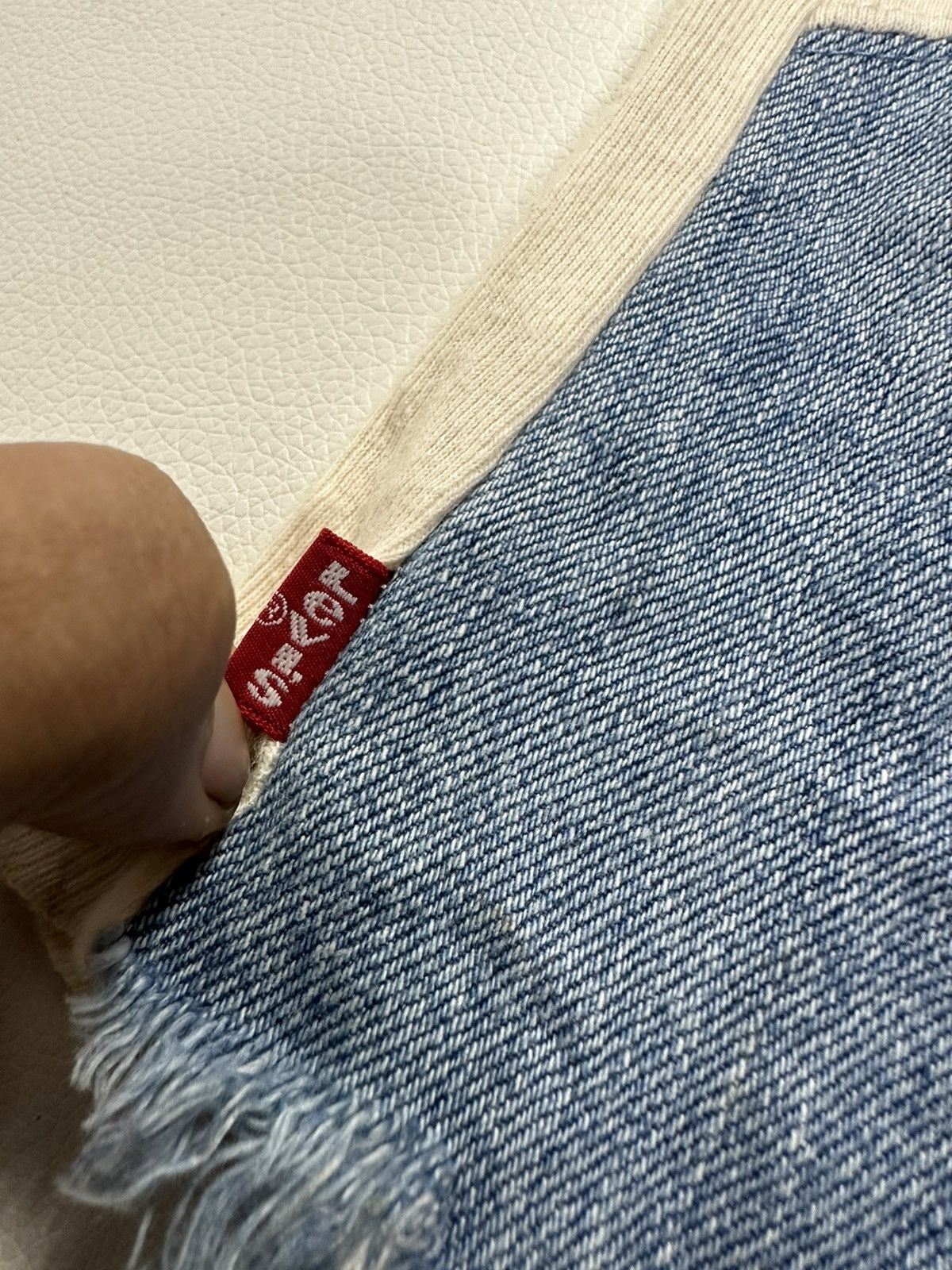 Levi's × Levi's Vintage Clothing × Vintage Vintage Levi’s Sample Hybrid Tshirt Denim and Cotton Size S / US 4 / IT 40 - 3 Thumbnail