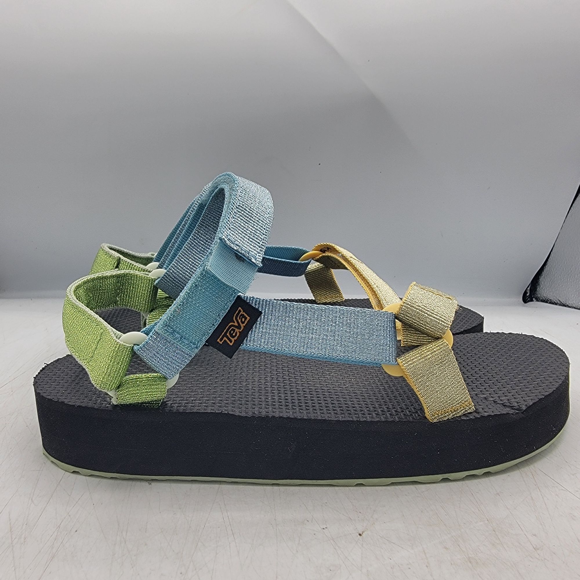 Teva Teva Midform Universal Kids 5 Metallic Blue Sandals Beach Su Size US 5 / IT 35 - 13 Thumbnail