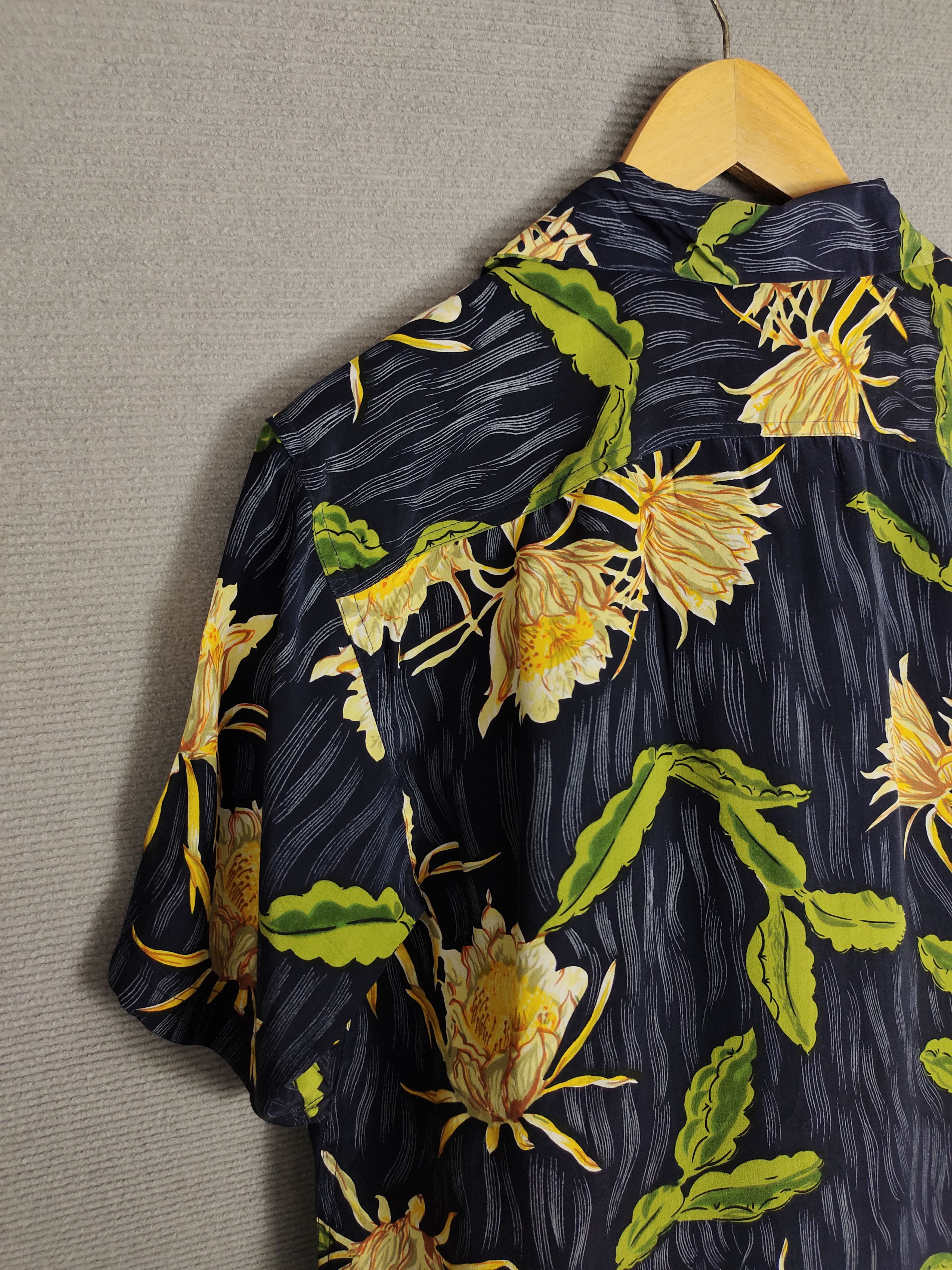 Vintage Vintage Avanti Flower Printed Silk Hawaiian Shirt Size US S / EU 44-46 / 1 - 10 Thumbnail