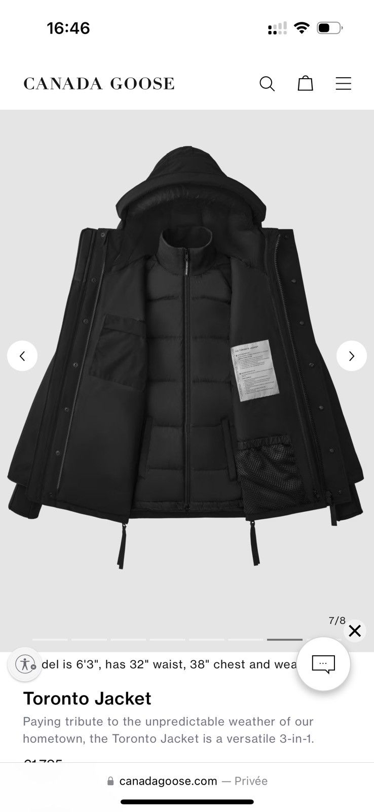Canada Goose Toronto Jacket Canada Goose Size US S / EU 44-46 / 1 - 8 Thumbnail