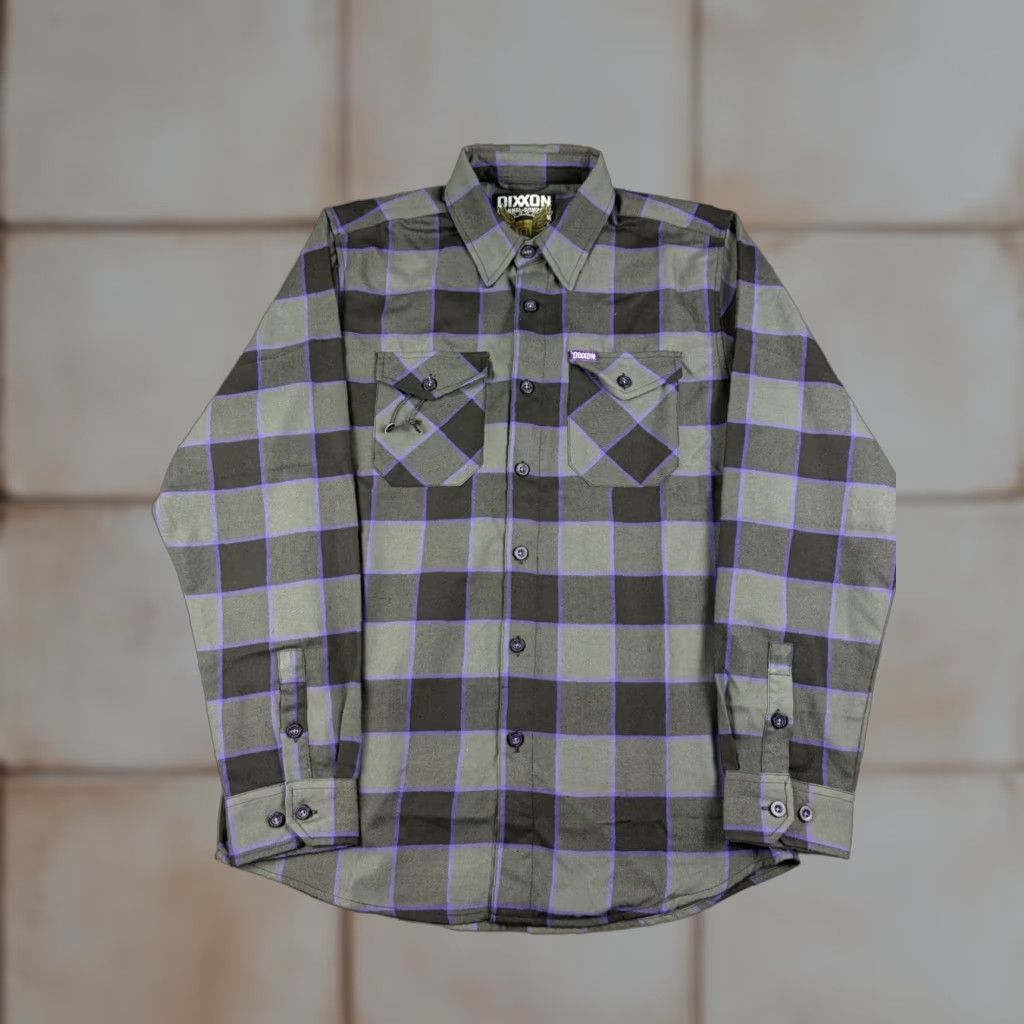 Vintage Dixxon Flannel Co. Gift Flannel Shirt Mens Medium Gray Plaid Button Up Shirt Size US M / EU 48-50 / 2 - 1 Thumbnail