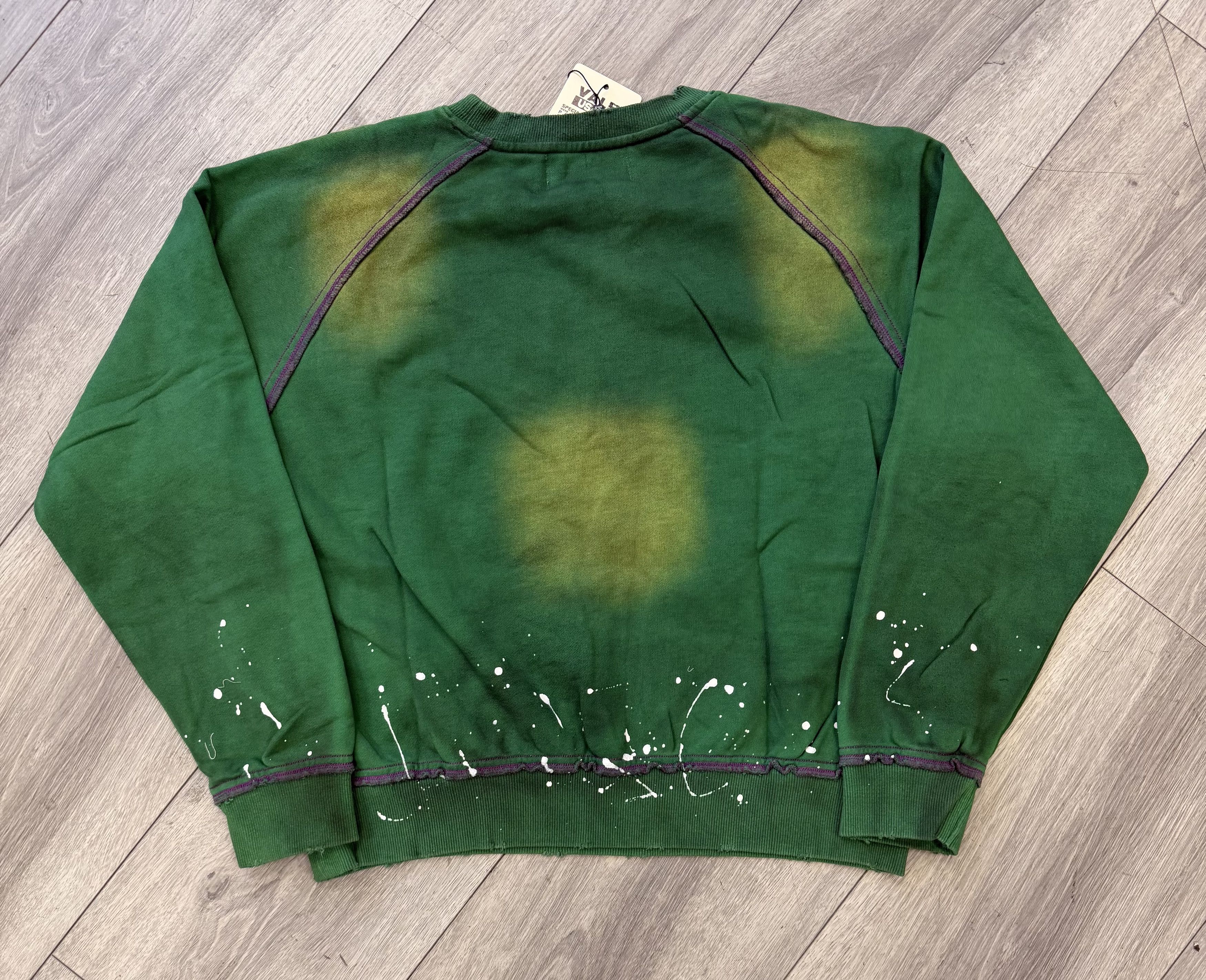 Vale Vale Forever Green Hot Breath Crewneck Sweater Size XL Size US XL / EU 56 / 4 - 5 Thumbnail