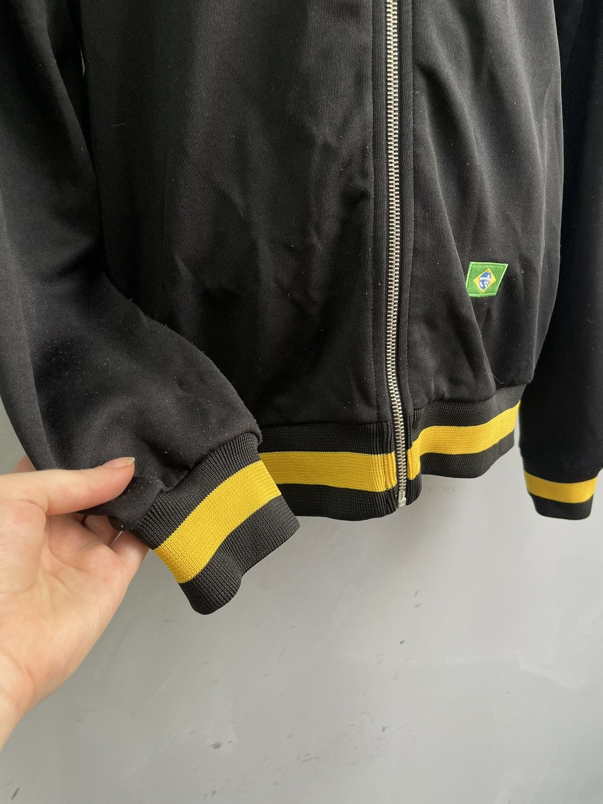 Vintage Fishbone Brazil Zip sweatshirt soccer y2k blokecore 90s Size US M / EU 48-50 / 2 - 6 Thumbnail