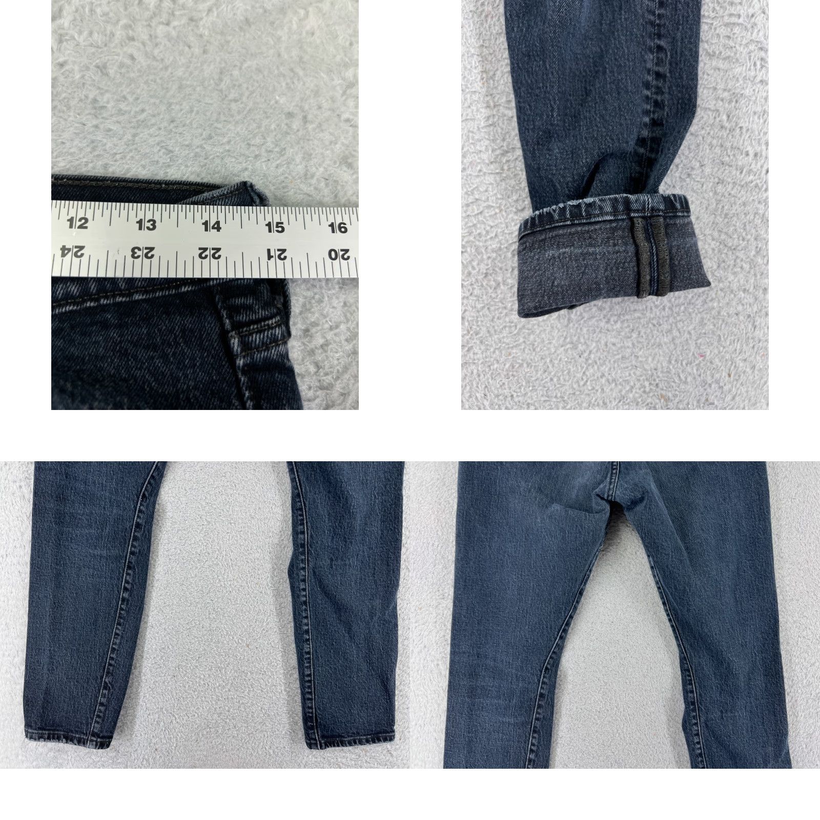 Levi's Levi's 501 Jeans Levi's Premium Denim Jeans Blue 29x28 501 Skinny Button Fly Regular Women Jeans Vintage No Size 29" - 10 Thumbnail