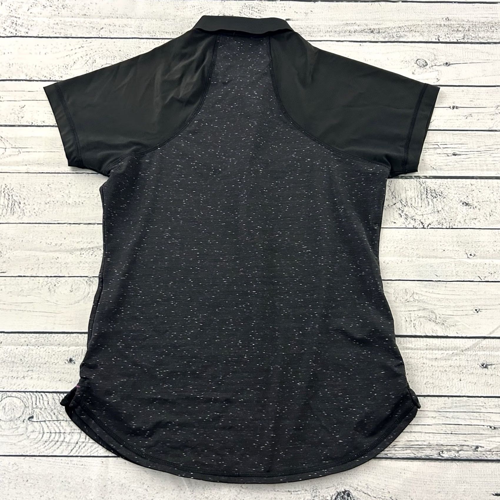 Peter Millar Peter Millar Crown Sport Polo Shirt Women's XS Black 1/4 Zip Short Sleeve Golf Activewear Shirt Size XS / US 0-2 / IT 36-38 - 5 Thumbnail