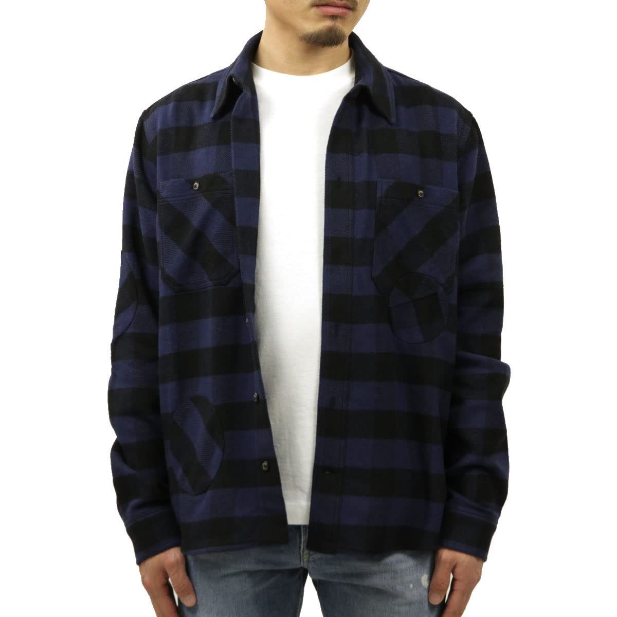 Off-White o1gr1nt0425 Special Flannel Shirt in Black Blue Size US XL / EU 56 / 4 - 2 Thumbnail