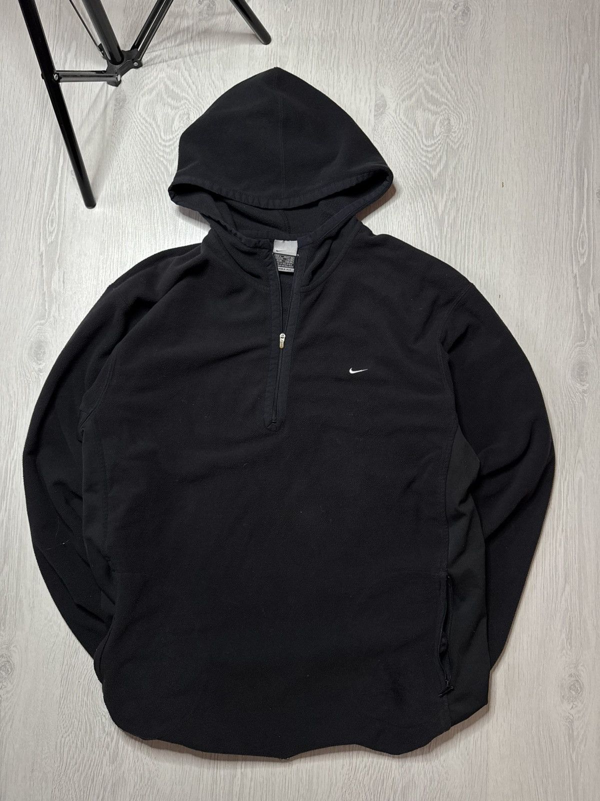 Nike RARE Nike Vintage Fleece Hoodie Swoosh Ninja Size US L / EU 52-54 / 3 - 1 Thumbnail