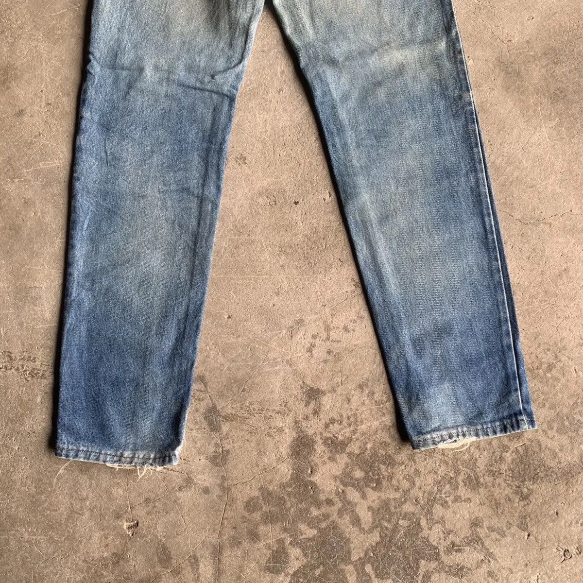 Edwin Vintage Edwin Distressed Jeans 30x31 BlueWash Ripped Denim Size US 30 / EU 46 - 12 Thumbnail