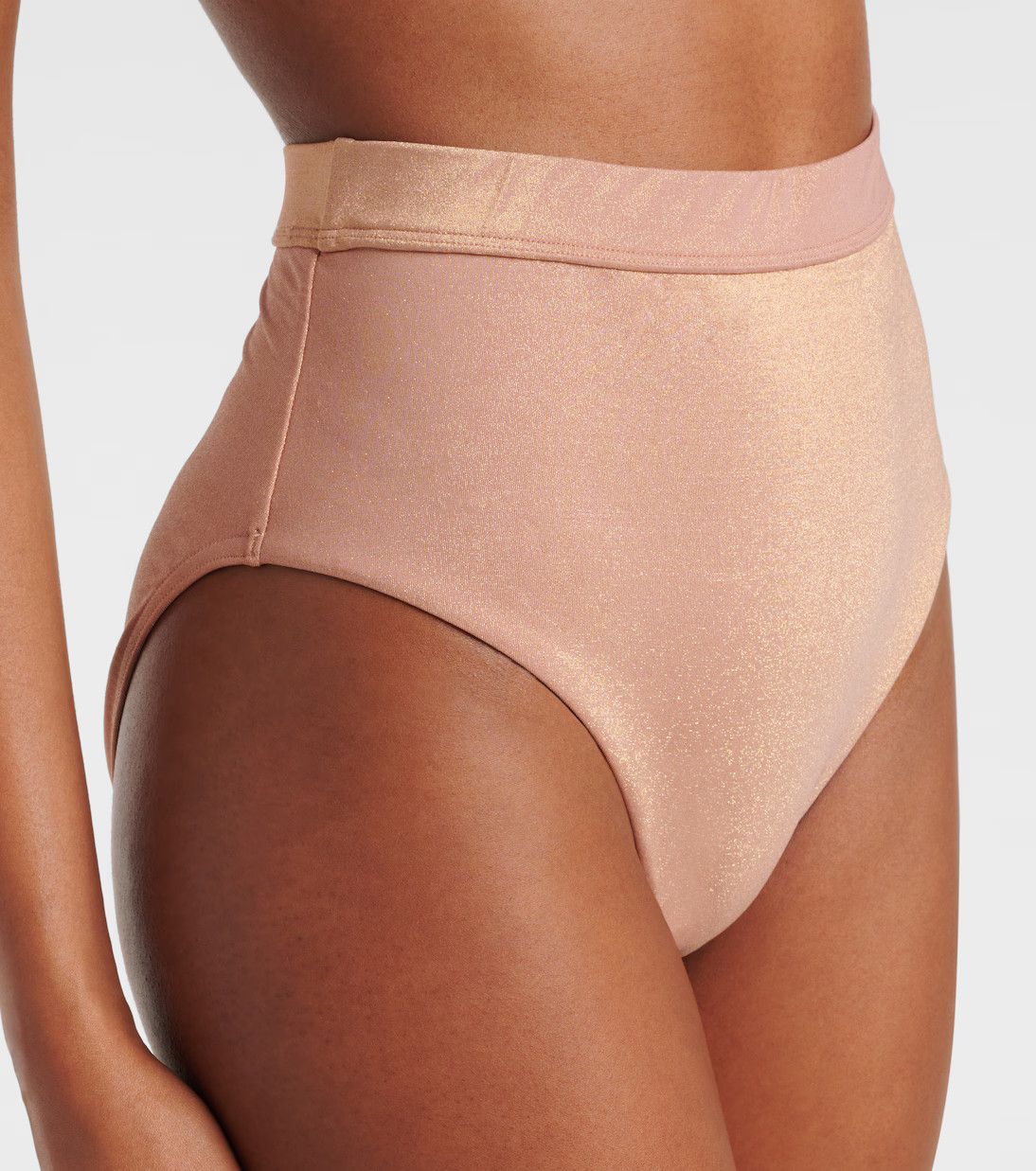 Zimmermann oc11z0126 Size: 3 / Everley Lamé Bikini Bottoms in Pink Size ONE SIZE - 4 Thumbnail