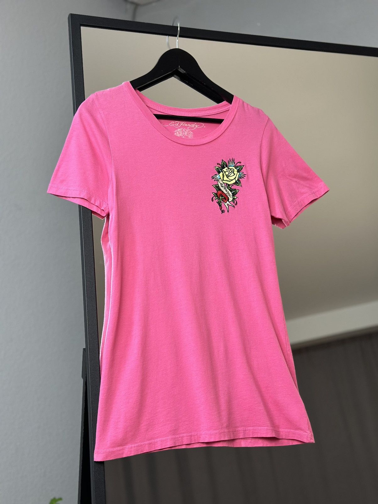 Ed Hardy Vintage EdHardy By Christian Audigier t-shirt Dress Japan Size L / US 10 / IT 46 - 3 Thumbnail