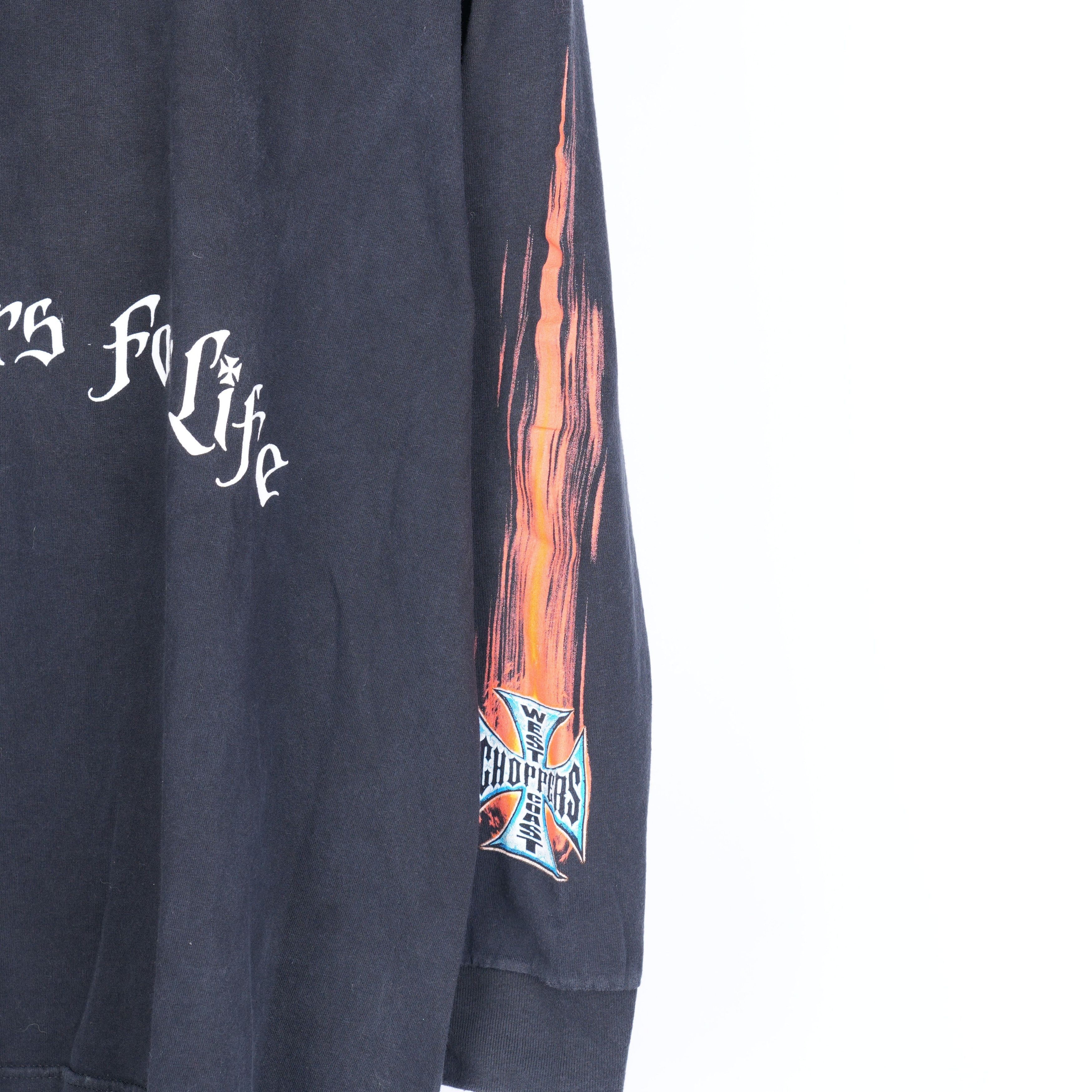 Vintage WCC WEST COAST CHOPPERS CHOPPER FOR LIFE LONG SLEEVE Size US XL / EU 56 / 4 - 5 Thumbnail
