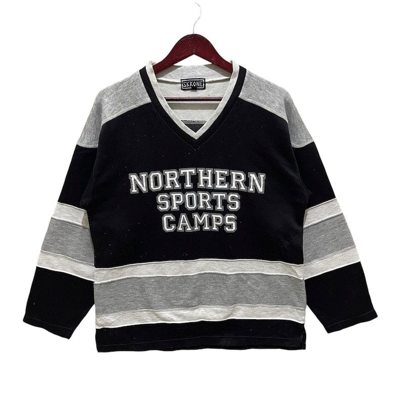 Sports Specialties × Vintage Vintage Northern Sports Camp Multicoloured V-Neck Sweatshirt Size US M / EU 48-50 / 2 - 1 Thumbnail