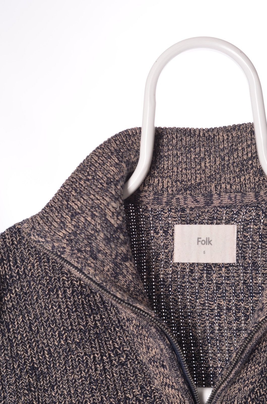 Folk Folk Heavy Ribbed Knit Men’s Half Zip 1/4 Size US XL / EU 56 / 4 - 3 Thumbnail
