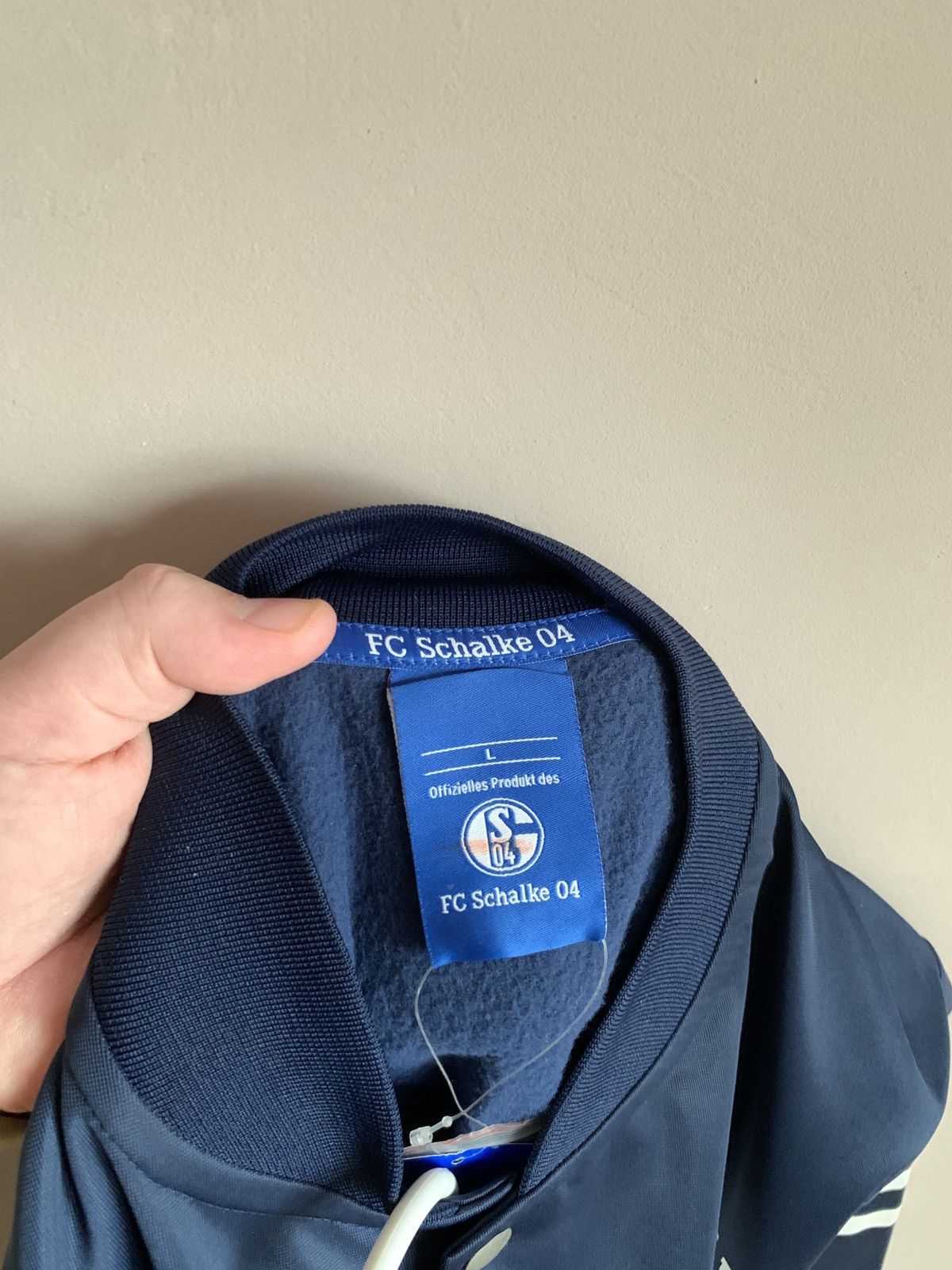 Other Schalke 04 Germany soccer football bomber jacket Retro Sz L Size US L / EU 52-54 / 3 - 9 Thumbnail
